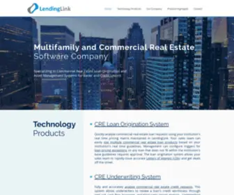 Lendinglink.com(Commercial Real Estate Loan Software) Screenshot