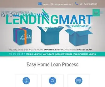 Lendingmart.com.au(Complete loan solutions) Screenshot