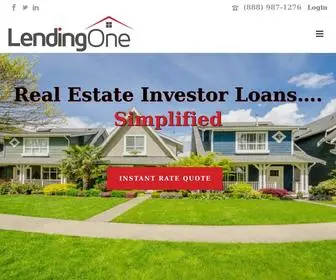 Lendingone.com(Lending One) Screenshot