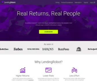 Lendingrobot.com(Lendingrobot) Screenshot
