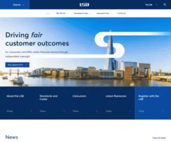 Lendingstandardsboard.org.uk(The LSB drives fair customer outcomes in financial services) Screenshot