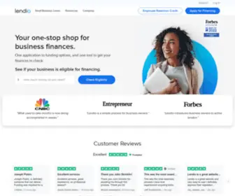 Lendio.com(Simple Small Business Loans) Screenshot