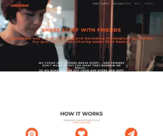 Lendogram.com(Share) Screenshot
