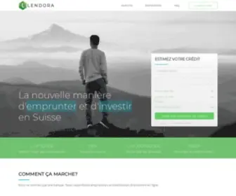 Lendora.ch(Crowdlending) Screenshot