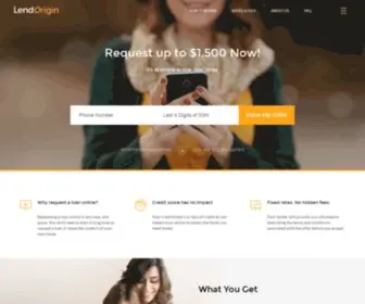 Lendorigin.com(Receive up to $2) Screenshot