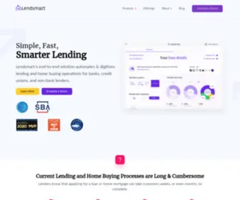 Lendsmart.ai(Lendsmart offers loan servicing & digital lending software) Screenshot