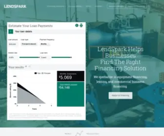 Lendspark.com(Equipment Financing San Diego) Screenshot