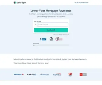 Lendspot.com(Lower Your Mortgage Right Now) Screenshot