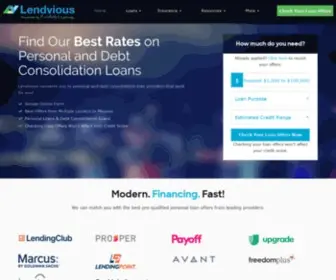 Lendvious.com(Personal Loans) Screenshot
