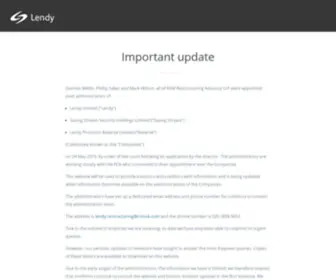 Lendy.co.uk(The crowdfunding marketplace for loans secured on UK property) Screenshot