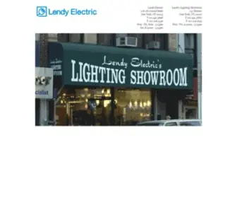 Lendyelectric.com(Lendy Electric Equipment & Supply Corp) Screenshot