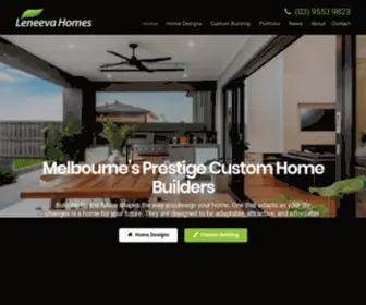 Leneeva.com.au(New Custom Luxury Home Builders & Designers Bayside & Melbourne) Screenshot