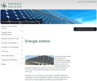 Lenergie-Solaire.net(Énergie) Screenshot