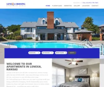 Lenexacrossing.com(Apartments in Lenexa) Screenshot