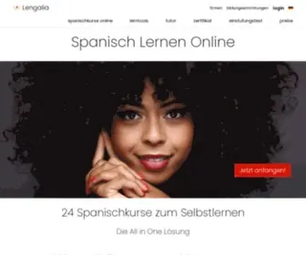 Lengalia.com(Spanisch Lernen Online) Screenshot