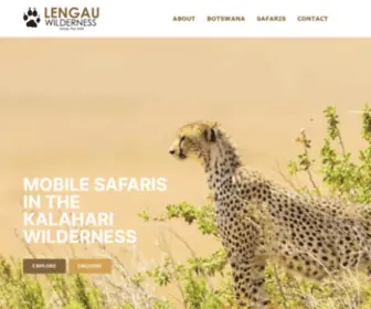 Lengauwilderness.com(Lengau Wilderness) Screenshot