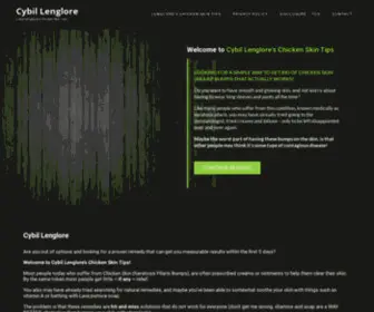 Lengloresskintips.com(Cybil Lenglore's Chicken Skin Tips) Screenshot