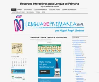 Lenguadeprimaria.com(Recursos Interactivos para Lengua de Primaria) Screenshot