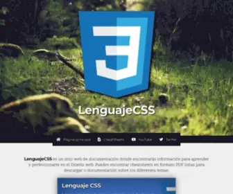 Lenguajecss.com(Documentación sobre diseño web) Screenshot