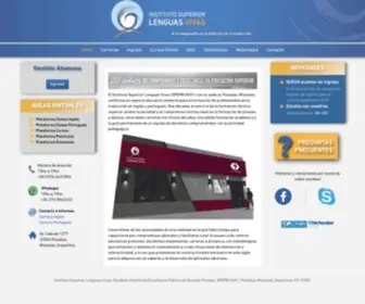 Lenguasvivas.net(Instituto Superior Lenguas Vivas) Screenshot