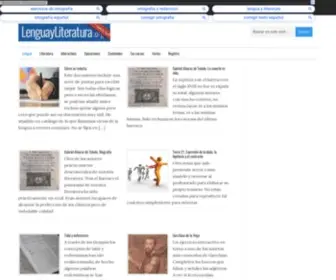 Lenguayliteratura.org(Proyecto Aula) Screenshot