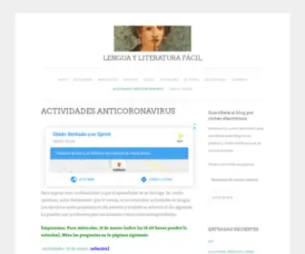 Lenguayliteraturafacil.com(OPOSICIONES LENGUA Y LITERATURA PREPARADORES LITTERAM) Screenshot