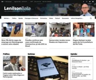 Lenilsonballa.com.br(Lenilson Balla) Screenshot