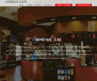 Lenisescafe.com(Lenise Cafe) Screenshot