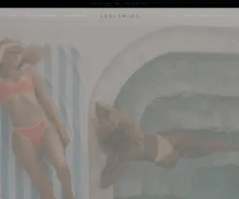 Leniswims.com(Leni Swims) Screenshot