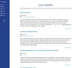 Lenkiefer.com(Len Kiefer) Screenshot