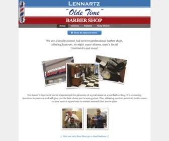 Lennartzoldetimebarbershop.com(Lennartz Olde Time Barbershop) Screenshot