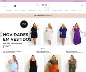 Lenner.com.br(Lenner Plus Size) Screenshot