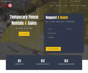 Lennex.ca(Temporary Fence) Screenshot