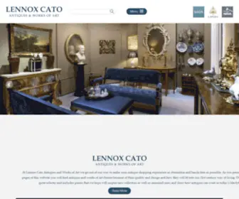 Lennoxcato.com(Lennox Cato Antiques) Screenshot