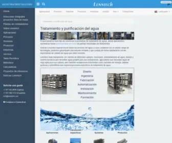 Lenntech.es(Tratamiento y purificación del agua) Screenshot