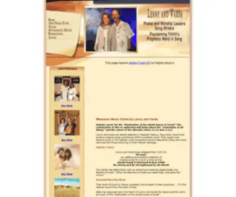 Lennyandvarda.com(Messianic Music) Screenshot
