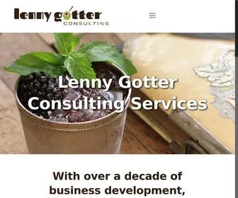 Lennygotter.com(Lenny Gotter Brand Consulting Services) Screenshot