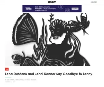 Lennyletter.com(Lenny Letter) Screenshot