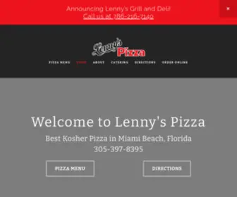 Lennypizza.com(Lenny's Pizza) Screenshot