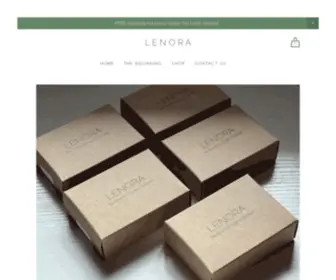 Lenoraorganics.com(LENORA) Screenshot