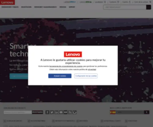Lenovo.es(Comprar Ofertas Portátiles ThinkPad) Screenshot