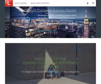 Lenovosuccess.com(Lenovo Solutions Customer Success Stories) Screenshot