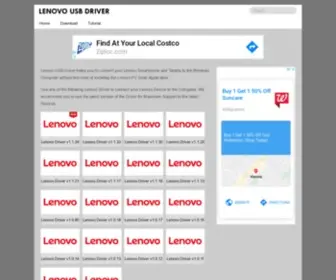 Lenovousbdriver.com(Lenovo USB Driver for Windows V1.1.47) Screenshot