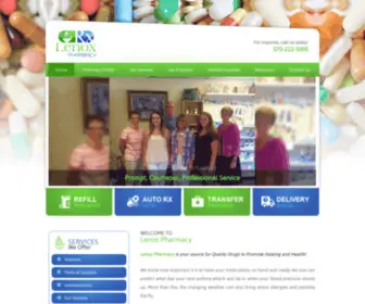 Lenox-Pharmacy.com(Lenox Pharmacy) Screenshot