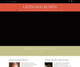 Lenrosenonline.com(Leonard Rosen) Screenshot