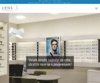 Lens-Optika.hr(Naslovna) Screenshot