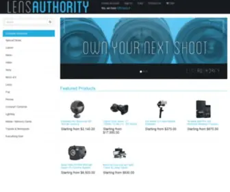 Lensauthority.com(Used Cameras and Camera Lenses for Sale) Screenshot