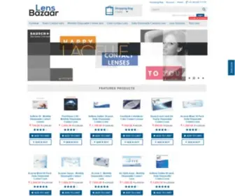 Lensbazaar.com(Premium Contact Lens Online Store) Screenshot