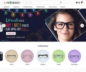 Lenscaravan.com(Lens Caravan) Screenshot