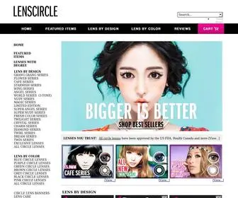 Lenscircle.com(Circle Lenses) Screenshot